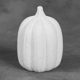 Ceramic Bisque Tall Knit Pumpkin - Case of 4 Ceramic Bisque Tall Knit Pumpkin - Case of 4